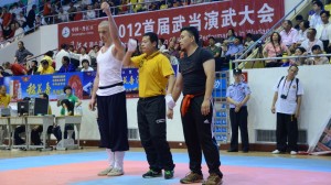 Raphael Hug, the Full-Instructor for Germany, wins at professional Push Hands Fight against his opponent out of Guangzhou, Guang Dong Province - PR CHINA!